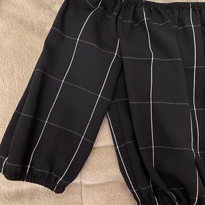 Off the shoulder crop top